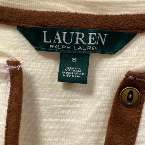 RL Western Suede Patch Cotton Henley - Picture 8 of 13